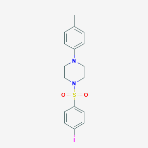 molecular formula C17H19IN2O2S B346288 1-(4-Iodobenzenesulfonyl)-4-(4-methylphenyl)piperazine CAS No. 496019-99-9