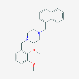 1-(2,3-dimethoxybenzyl)-4-(1-naphthylmethyl)piperazine