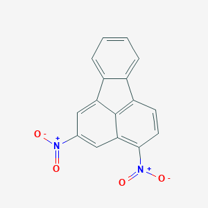 molecular formula C16H8N2O4 B034631 2,4-Dinitrofluoranthene CAS No. 102493-19-6