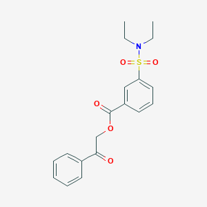 2-oxo-2-phenylethyl 3-[(diethylamino)sulfonyl]benzoate