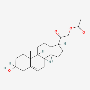 molecular formula C23H34O4 B3463260 3-hydroxy-20-oxopregn-5-en-21-yl acetate 