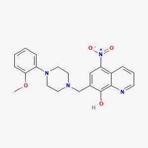 7-{[4-(2-Methoxyphenyl)piperazin-1-yl]methyl}-5-nitroquinolin-8-ol