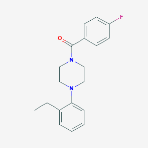 1-(2-Ethylphenyl)-4-(4-fluorobenzoyl)piperazine
