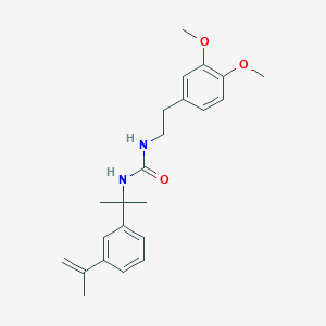 molecular formula C23H30N2O3 B3463492 N-[2-(3,4-dimethoxyphenyl)ethyl]-N'-[1-(3-isopropenylphenyl)-1-methylethyl]urea 