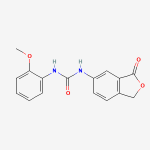 molecular formula C16H14N2O4 B3463495 N-(2-methoxyphenyl)-N'-(3-oxo-1,3-dihydro-2-benzofuran-5-yl)urea 