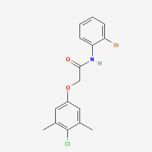 N-(2-bromophenyl)-2-(4-chloro-3,5-dimethylphenoxy)acetamide