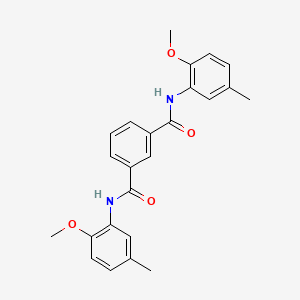 N1,N3-BIS(2-METHOXY-5-METHYLPHENYL)BENZENE-1,3-DICARBOXAMIDE