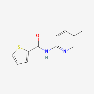 molecular formula C11H10N2OS B3463696 N-(5-methyl-2-pyridinyl)-2-thiophenecarboxamide 