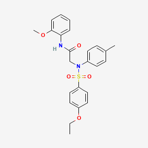 N~2~-[(4-ethoxyphenyl)sulfonyl]-N~1~-(2-methoxyphenyl)-N~2~-(4-methylphenyl)glycinamide