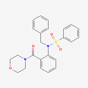 N-benzyl-N-[2-(4-morpholinylcarbonyl)phenyl]benzenesulfonamide