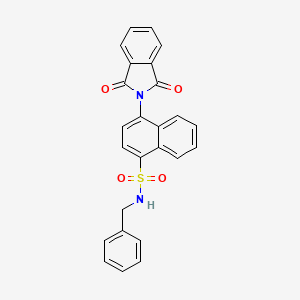 N-benzyl-4-(1,3-dioxo-1,3-dihydro-2H-isoindol-2-yl)-1-naphthalenesulfonamide