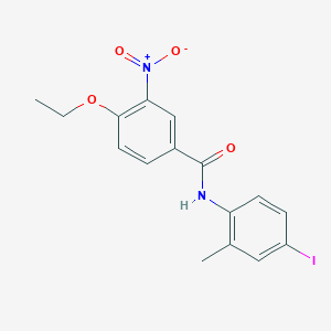 4-ethoxy-N-(4-iodo-2-methylphenyl)-3-nitrobenzamide