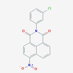 2-(3-Chlorophenyl)-6-nitrobenzo[de]isoquinoline-1,3-dione