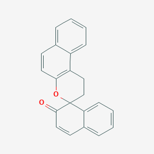 molecular formula C22H16O2 B3464131 1,2-dihydro-2'H-spiro[benzo[f]chromene-3,1'-naphthalen]-2'-one 