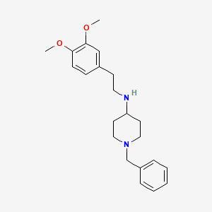 1-benzyl-N-[2-(3,4-dimethoxyphenyl)ethyl]-4-piperidinamine