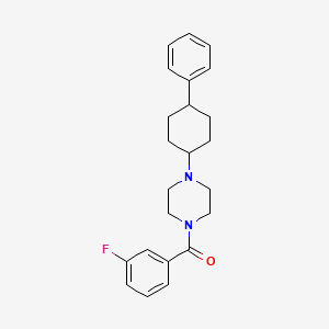 1-(3-fluorobenzoyl)-4-(4-phenylcyclohexyl)piperazine