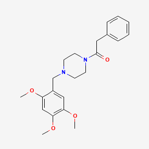 1-(phenylacetyl)-4-(2,4,5-trimethoxybenzyl)piperazine