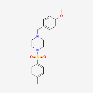 molecular formula C19H24N2O3S B3464251 1-(4-methoxybenzyl)-4-[(4-methylphenyl)sulfonyl]piperazine 