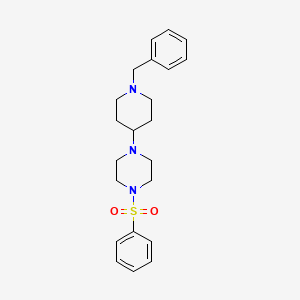 1-(1-benzyl-4-piperidinyl)-4-(phenylsulfonyl)piperazine