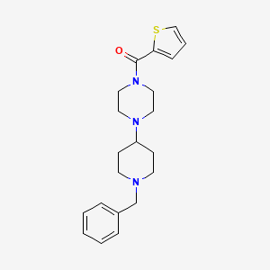 [4-(1-BENZYL-4-PIPERIDYL)PIPERAZINO](2-THIENYL)METHANONE