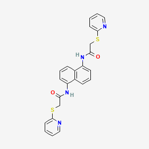 N,N'-1,5-naphthalenediylbis[2-(2-pyridinylthio)acetamide]