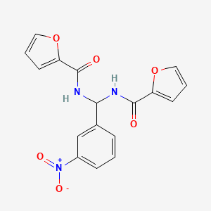 N,N'-[(3-nitrophenyl)methylene]di(2-furamide)