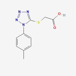 {[1-(4-methylphenyl)-1H-tetrazol-5-yl]thio}acetic acid