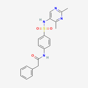 N-(4-{[(2,4-dimethyl-5-pyrimidinyl)amino]sulfonyl}phenyl)-2-phenylacetamide