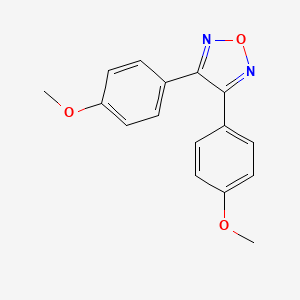 molecular formula C16H14N2O3 B3464505 3,4-bis(4-methoxyphenyl)-1,2,5-oxadiazole 