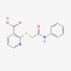 2-[(2-anilino-2-oxoethyl)thio]nicotinic acid