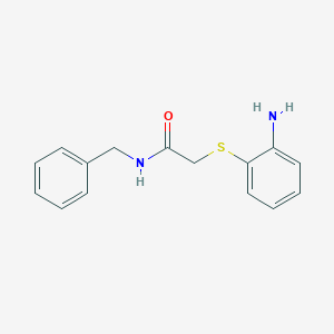 2-[(2-Aminophenyl)thio]-N-(phenylmethyl)acetamide