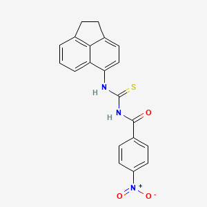 N-[(1,2-dihydro-5-acenaphthylenylamino)carbonothioyl]-4-nitrobenzamide