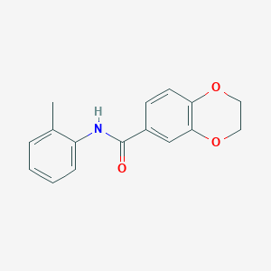 N-(2-methylphenyl)-2,3-dihydro-1,4-benzodioxine-6-carboxamide