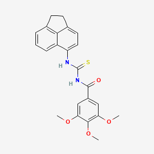 N-[(1,2-dihydro-5-acenaphthylenylamino)carbonothioyl]-3,4,5-trimethoxybenzamide