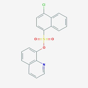 Quinolin-8-yl 4-chloronaphthalene-1-sulfonate