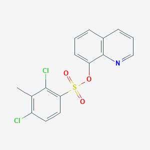 molecular formula C16H11Cl2NO3S B346580 8-Quinolyl 2,4-dichloro-3-methylbenzenesulfonate CAS No. 325812-71-3