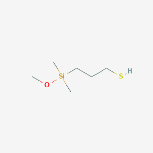 molecular formula C6H16OSSi B034659 3-(Methoxydimethylsilyl)propanethiol CAS No. 102783-03-9