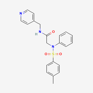 N~2~-[(4-methylphenyl)sulfonyl]-N~2~-phenyl-N~1~-(4-pyridinylmethyl)glycinamide