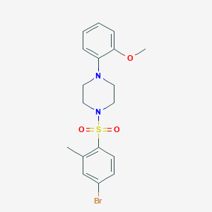 molecular formula C18H21BrN2O3S B346596 Cambridge id 6963040 