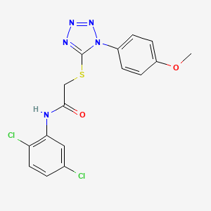 N-(2,5-dichlorophenyl)-2-{[1-(4-methoxyphenyl)-1H-tetrazol-5-yl]thio}acetamide