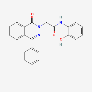 N-(2-HYDROXYPHENYL)-2-[4-(4-METHYLPHENYL)-1-OXO-1,2-DIHYDROPHTHALAZIN-2-YL]ACETAMIDE