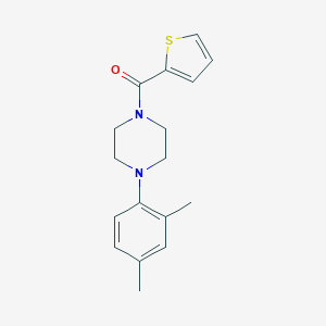 molecular formula C17H20N2OS B346607 [4-(2,4-Dimethyl-phenyl)-piperazin-1-yl]-thiophen-2-yl-methanone 