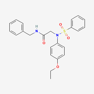 N~1~-benzyl-N~2~-(4-ethoxyphenyl)-N~2~-(phenylsulfonyl)glycinamide