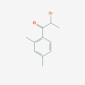 molecular formula C11H13BrO B034661 2-Bromo-1-(2,4-dimethylphenyl)propan-1-one CAS No. 105906-42-1