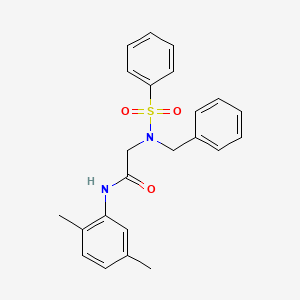 N~2~-benzyl-N~1~-(2,5-dimethylphenyl)-N~2~-(phenylsulfonyl)glycinamide