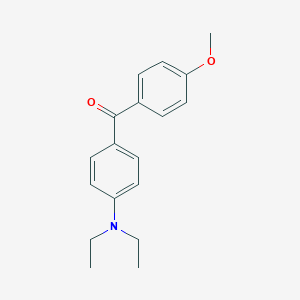 molecular formula C18H21NO2 B346633 [4-(Diethylamino)phenyl](4-methoxyphenyl)methanone CAS No. 104689-69-2