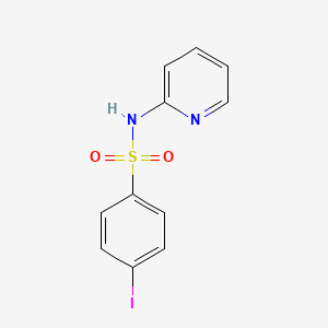 molecular formula C11H9IN2O2S B3466420 [(4-Iodophenyl)sulfonyl]-2-pyridylamine 