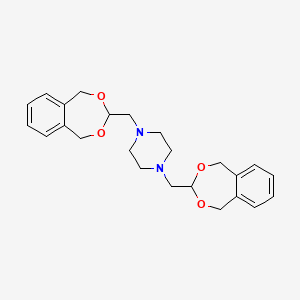 1,4-bis(1,5-dihydro-2,4-benzodioxepin-3-ylmethyl)piperazine