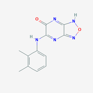molecular formula C12H11N5O2 B346650 6-(2,3-dimethylanilino)-3H-[1,2,5]oxadiazolo[3,4-b]pyrazin-5-one 