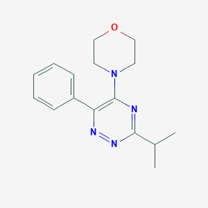 molecular formula C16H20N4O B346656 3-Isopropyl-5-morpholin-4-yl-6-phenyl-1,2,4-triazine 